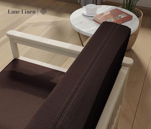 أغطية LANE LINEN Futon بالحجم الكامل، أغطية منزلقة من القطن بنسبة 100%، غطاء مرتبة كامل الحجم لسرير أريكة الفوتون، غطاء أريكة قابل للطي بدون ذراع، غطاء أريكة بسحاب - أزرق مخضر in Kuwait