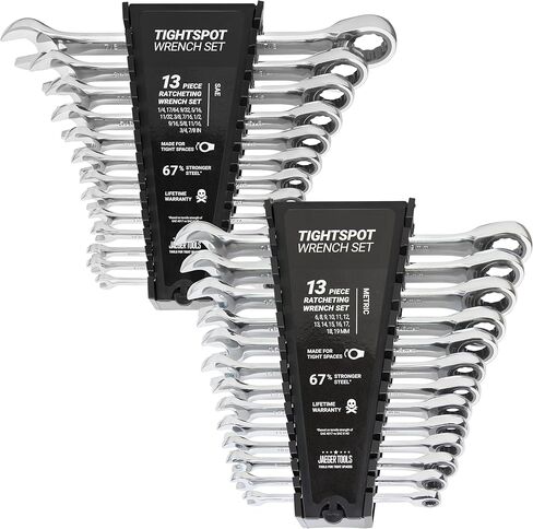 Jaeger 24pc in/mm Tritspot Renching Wrchening Set - مجموعة رئيسية بما في ذلك بوصة ومقياس مع منظم مفتاح الوصول السري in Saudi Arabia