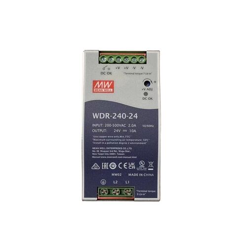 WDR-240-24 240W Single Output Industrial DIN Rail Power Supply WDR-240 24V 10A in Saudi Arabia