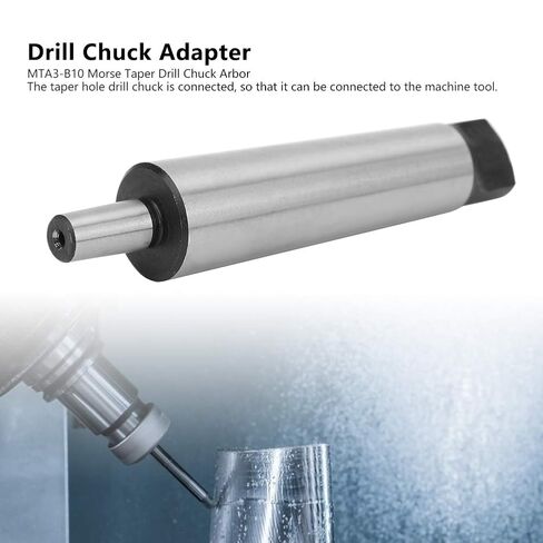 Morse Taper Adapter High Accuracy Drill Tool, Impact, Rusts and Wear, 45# Steel, Easy Installation, for Professionals and Home Workshops in Saudi Arabia