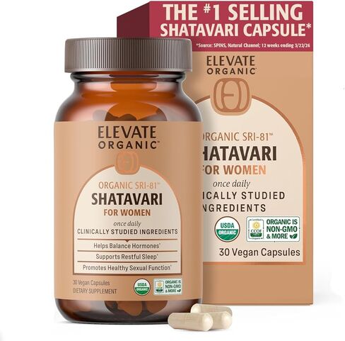 SRI-81™ Shatavari Vegan Capsules for Women, Asparagus racemosus Root Extract with Acti Veda™ (30 Servings) in Saudi Arabia
