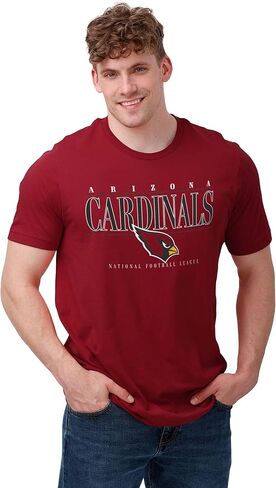 FOCO NFL Mens NFL Team Logo Signature Bar Short Sleeve T-Shirt in Saudi Arabia
