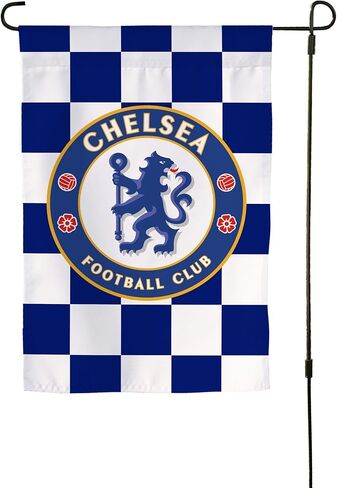 علم حديقة Desert Cactus Chelsea FC - لافتة كرة القدم لندن بلو ليونز مقاس 19 × 12 بوصة، للعرض والمناسبات الخارجية (علم الحديقة D) in Saudi Arabia