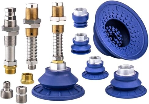 Series Vacuum Suction Cups SAB22/30/40/50 Manipulator Corrugated Sucker Strong Force Nitrile Rubber Industrial Accessories(G1l4-G1l4) in Kuwait