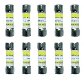 10-Pack New FLQ-30A FLQ 30A 500Vac Time Delay Fuse,FLQ-30 Time-Delay Cartridge Fuses in Kuwait