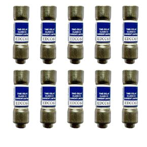 10 عبوات جديدة من EDCC-6 EDCC 6 EDCC-6A 600Vac صمامات تأخير الوقت، EDCC-6A صمامات خرطوشة رفض الفئة CC الحالية in Kuwait