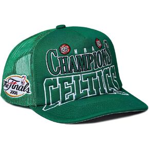 Mitchell & Ness Boston Celtics 2008 NBA Finals Champions Foam Front Trucker Cap, Adjustable Hat Green in Kuwait
