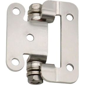 304 Stainless Steel Adjustable Torque Damping Hinges Industrial Equipment Cabinet Doors 1Pcs(40mmX40mm 0.1-0.8N.m) in Saudi Arabia
