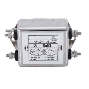 Single-Phase 220V Power Filter CW4L2-3A-S Anti-Interference Screw Solder Terminal Block(Terminal Block CW4L2-3A/6A S-005) in Saudi Arabia