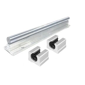Professional 10mm Linear Rail 2pcs SBR10 200/300/450mm +4pcs SBR10UU Linear Guide Linear Motion Ball Bearing Blocks for CNC Linear Shaft(300mm) in Saudi Arabia