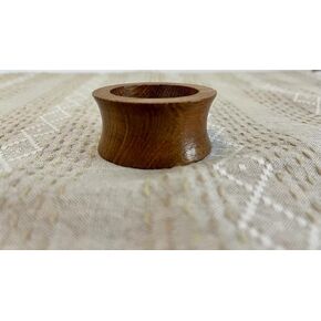 Set of 10 PCS Napkin Rings Handmade Wood, Ring Buckles for Table Decorations Come in Burlap Drawstring Bag to Last for Years, Perfect Design for All Your Occasions. in Saudi Arabia