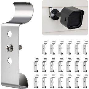 Cozcty 12 Pack Vinyl Siding Hooks, Heavy Duty Siding Clips to Hang Outdoor Things, No Hole Outdoor Camera Mount Clips, Adjustable Screw Hangers for Front Door, Porch Decor, String Lights in Saudi Arabia