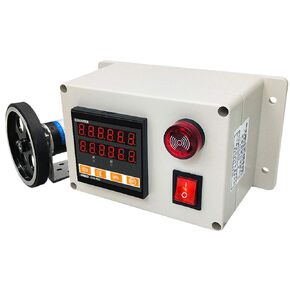 عداد الطول الرقمي 100-250 فولت 0-999999 عجلة قياس واحدة عداد طول الكابل الميكانيكي مع مخرجات مرحل مزدوجة، وظيفة الذاكرة والتحكم للوحة قماش فيلم أنبوب السلك in Kuwait