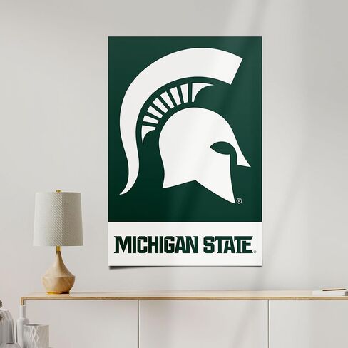 Desert Cactus Michigan State University Poster MSU Spartans 11 x 17 Inch Room Office Décor Decoration Official Fan Gear (11x17 inch,Version 1A) in Saudi Arabia