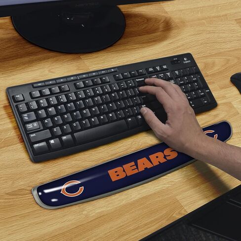 FANMATS 17699 NFL Chicago Bears Gel Keyboard Wrist Rest in Saudi Arabia
