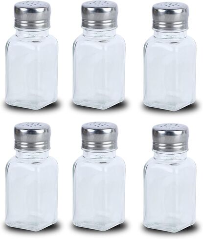 2 oz. Glass Spice Shaker - Perfect for Organizing and Dispensing Spices, Durable and Stylish Glass Jar for Your Kitchen in Saudi Arabia