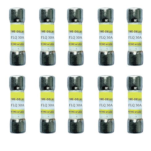 10-Pack New FLQ-30A FLQ 30A 500Vac Time Delay Fuse,FLQ-30 Time-Delay Cartridge Fuses in Kuwait