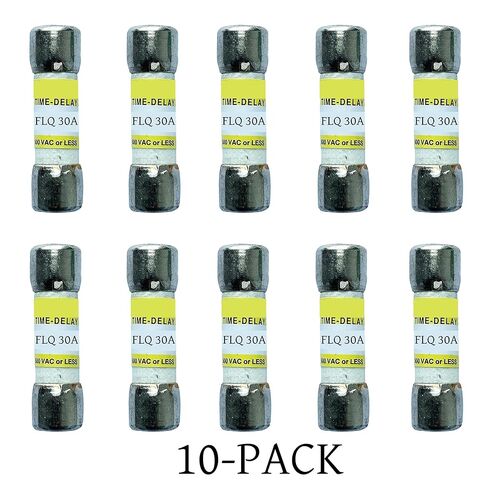 10-Pack New FLQ-30A FLQ 30A 500Vac Time Delay Fuse,FLQ-30 Time-Delay Cartridge Fuses in Kuwait