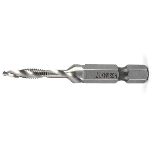 Hex Shank Drill Bit Set M4, HSS Taper Drill Bits with Self-Centering Point for Aluminum, Soft Metals, Iron One-Step Processing in Saudi Arabia