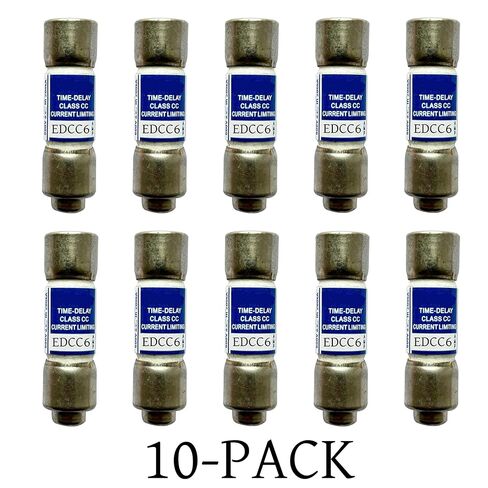 10 عبوات جديدة من EDCC-6 EDCC 6 EDCC-6A 600Vac صمامات تأخير الوقت، EDCC-6A صمامات خرطوشة رفض الفئة CC الحالية in Kuwait