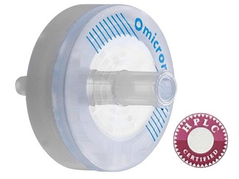 مرشحات حقنة كروماتوغرافيا Omicron® SFPV25XB PVDF غير معقمة، 25 مم، 0.45 ميكرون (عبوة من 100) (معتمدة من HPLC) (المرجع المتقاطع 6749-2504 أو SLHVM25NL) in Kuwait