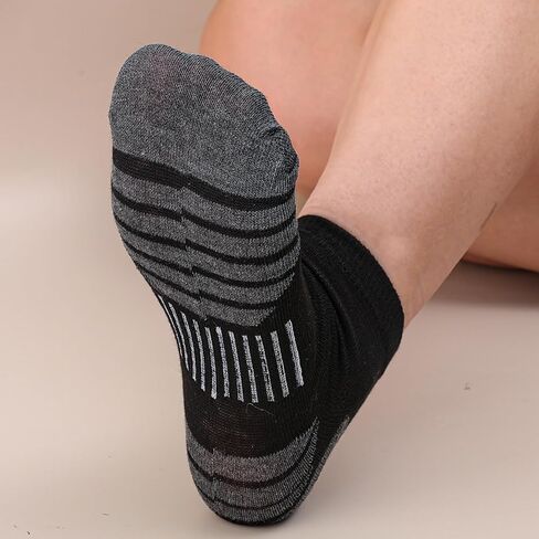 3 Pairs Mens Cushioned Ankle Socks, Low Cut Casual Socks for Women Men for Running, Cycling, Exercise Gifts for Friend Family in Saudi Arabia