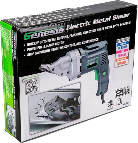 Genesis GES40 4-Amp 14-Gauge رأس دوار متغير السرعة قوة معدنية in Saudi Arabia