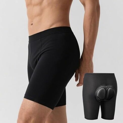 1Pcs Cycling Underwear Men's 3D Padded Bike Shorts Cycling Underwear, Anti-Slip Padded Bike Shorts for Men, Biking Undershorts Breathable Ergonomic Design in Saudi Arabia