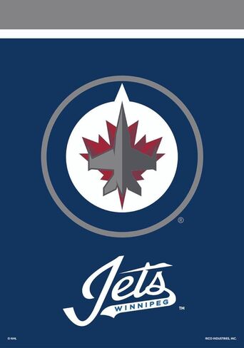 Winnipeg Jets House Flag Hockey مرخصة 28 "× 40" in Kuwait