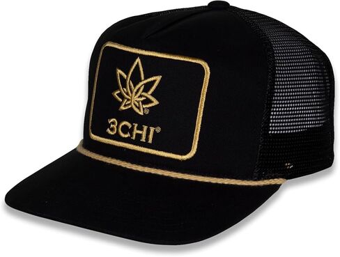 Checkered Flag Sports Kyle Busch #8 NASCAR 2024 3CHI Patched Sponsor Brushed Twill Black Rope Hat in Saudi Arabia