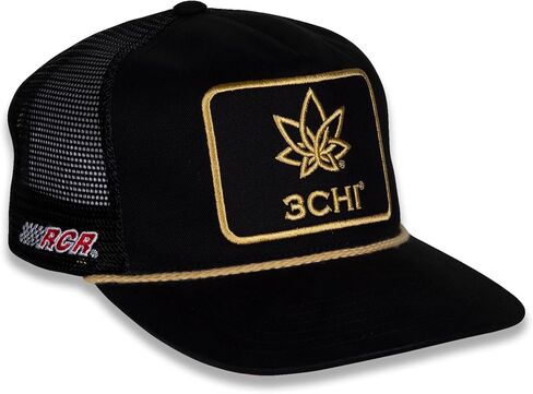 Checkered Flag Sports Kyle Busch #8 NASCAR 2024 3CHI Patched Sponsor Brushed Twill Black Rope Hat in Saudi Arabia