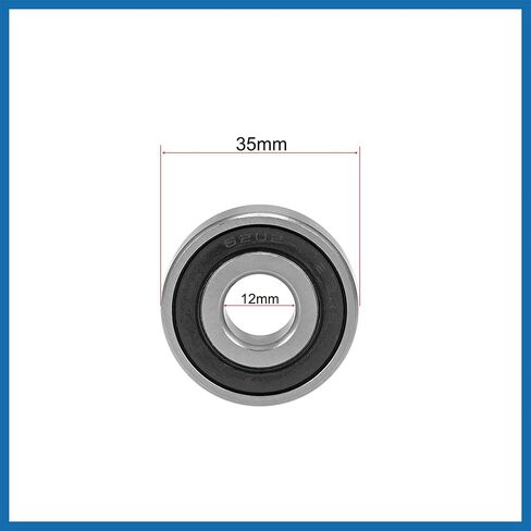 6202-12-2RS Deep Groove Ball Bearing 12x35x11mm Double Sealed Chrome Steel Z2 Lever Bearings Item Replacement in Saudi Arabia