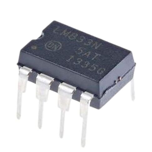 ON SEMICONDUCTOR LM833NG/NOPB LM833NG LM833 IC Dual High-Speed Audio Operational Amplifier Op-Amp DIP-8 Breadboard-Friendly IC (Pack of 10) in Saudi Arabia