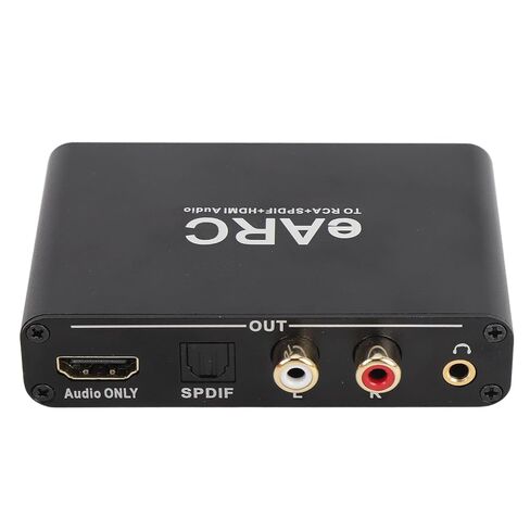 مستخرج صوت Earc، 24 بت 192 كيلو هرتز HDMI eARC ARC إلى محول صوت بصري مع التحكم في مستوى الصوت، HDMI، مخرج صوت بصري 3.5 مم، لمكبر صوت HDTV in Saudi Arabia
