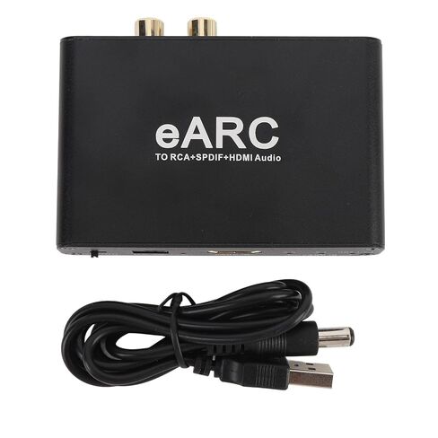 مستخرج صوت Earc، 24 بت 192 كيلو هرتز HDMI eARC ARC إلى محول صوت بصري مع التحكم في مستوى الصوت، HDMI، مخرج صوت بصري 3.5 مم، لمكبر صوت HDTV in Saudi Arabia