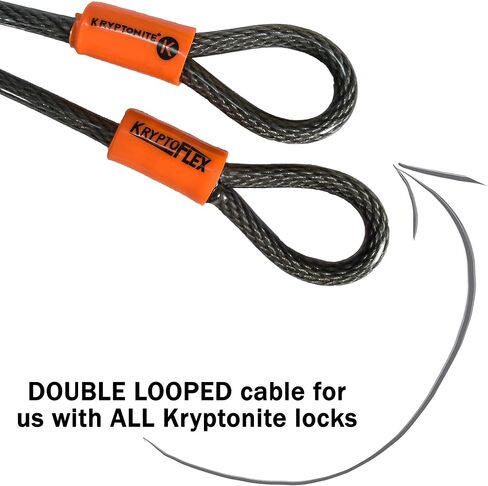 Kryptonite Kryptoflex Looped Cables - 7'/- in Saudi Arabia