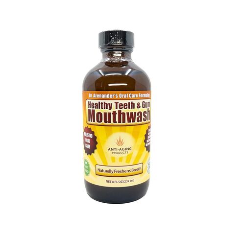 Healthy Teeth & Gum Mouthwash – Natural Alcohol-Free Oral Rinse for Fresh Breath, Gum Health & Enamel Support – Organic, Non-GMO, Fluoride-Free Herbal Formula by Anti-Aging Products in Saudi Arabia