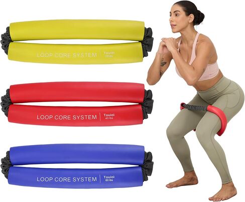 Hip & Core System, Resistance Loop to Stretch, Core Fitness Glute Workout Bands in Kuwait