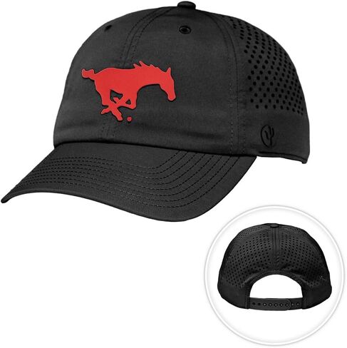 قبعة Desert Cactus Southern Methodist University Snapback - قبعة BreezePro مع حزام قابل للتعديل SMU Mustang Fans (BP1) in Kuwait
