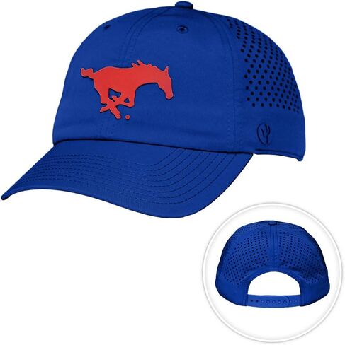 قبعة Desert Cactus Southern Methodist University Snapback - قبعة BreezePro مع حزام قابل للتعديل SMU Mustang Fans (BP1) in Kuwait