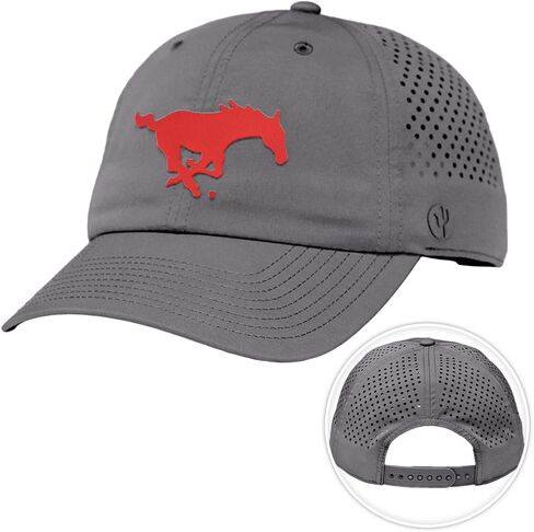 قبعة Desert Cactus Southern Methodist University Snapback - قبعة BreezePro مع حزام قابل للتعديل SMU Mustang Fans (BP1) in Kuwait