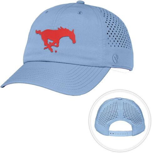 قبعة Desert Cactus Southern Methodist University Snapback - قبعة BreezePro مع حزام قابل للتعديل SMU Mustang Fans (BP1) in Kuwait