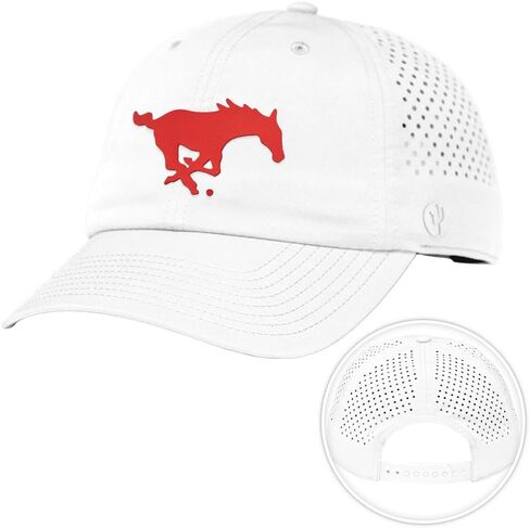 قبعة Desert Cactus Southern Methodist University Snapback - قبعة BreezePro مع حزام قابل للتعديل SMU Mustang Fans (BP1) in Kuwait