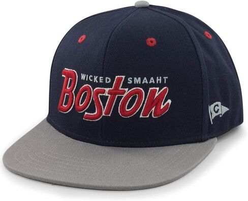 Chowdaheadz Boston Retrospect Two-Tone Snapback Hat Multi in Saudi Arabia