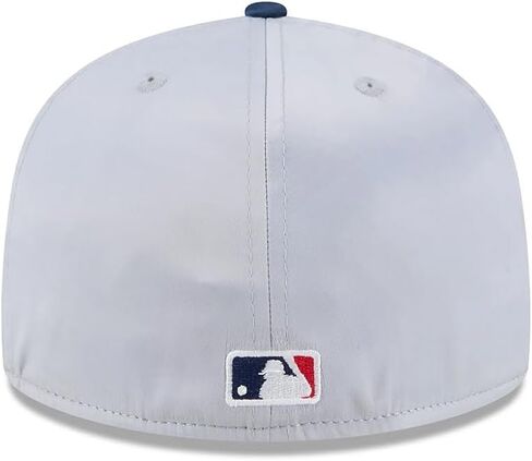 قبعة New Era Boston Red Sox 59FIFTY Satin ذات لونين ورقعة جانبية، قبعة (الولايات المتحدة، رقمية، 7 1/4، رمادي أزرق أخضر) in Saudi Arabia