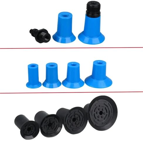 Open Bag Vacuum Suction Cup F18 22 26 33 Mechanical arm Industrial Pneumatic Accessory Silicone Nozzle(Royal Blue) in Saudi Arabia