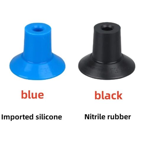 Open Bag Vacuum Suction Cup F18 22 26 33 Mechanical arm Industrial Pneumatic Accessory Silicone Nozzle(Royal Blue) in Saudi Arabia