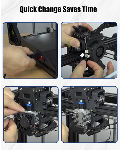 مجموعة كاملة للنهاية الساخنة للفوهة تناسب Creality Ender 5 S1 3D Printer Extruder Hotend، درجة حرارة عالية وسرعة عالية وفوهة كاملة لرأس الطباعة Hotend in Saudi Arabia