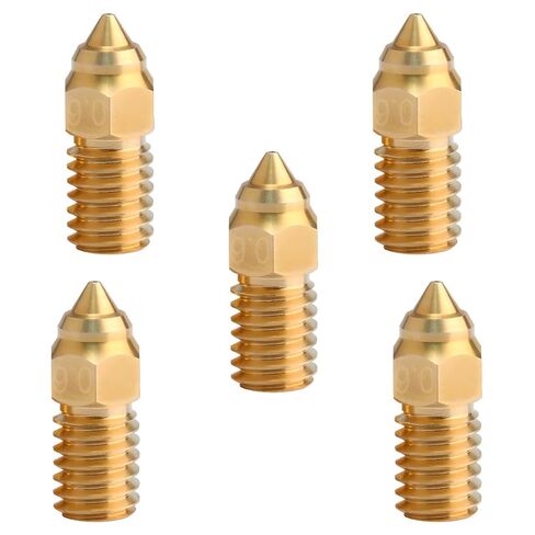 Ender 3 V3 SE Nozzle 0.6mm,Ender 5 S1 High-Speed Hotend Extruder Brass Nozzles 0.6mm for Ender 3 V3 SE,Ender 5 S1,Ender 7 3D Printer.(5Pcs) in Saudi Arabia