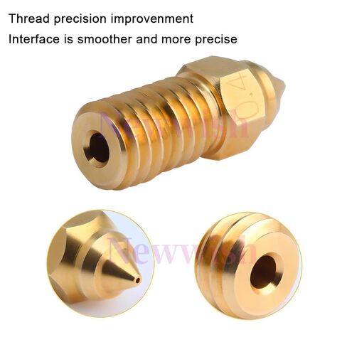 فوهة Ender 3 V3 SE 0.6 مم، فوهة نحاسية Ender 5 S1 عالية السرعة Hotend Extruder 0.6 مم لطابعة Ender 3 V3 SE، Ender 5 S1، Ender 7 ثلاثية الأبعاد. (5 قطع) in Kuwait